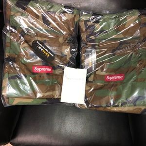 Supreme woodland camo tote backpack bundle (2)